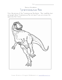 t-rex worksheet