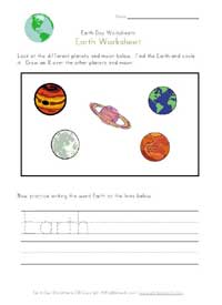 Earth Day Worksheets