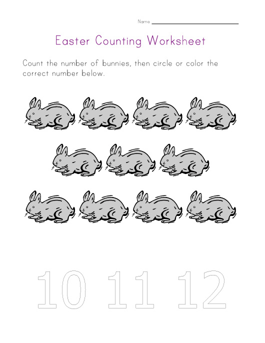 easter counting eleven