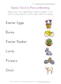 Easter Worksheets for Kids