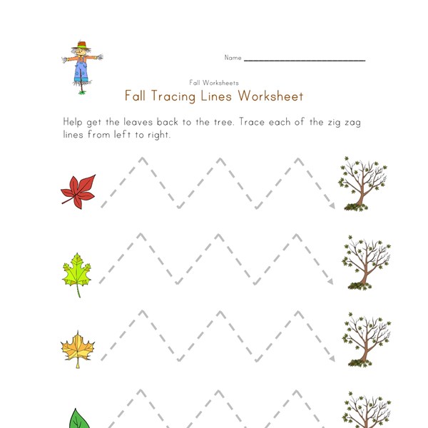Fall Fine Motor Skills Worksheet All Kids Network