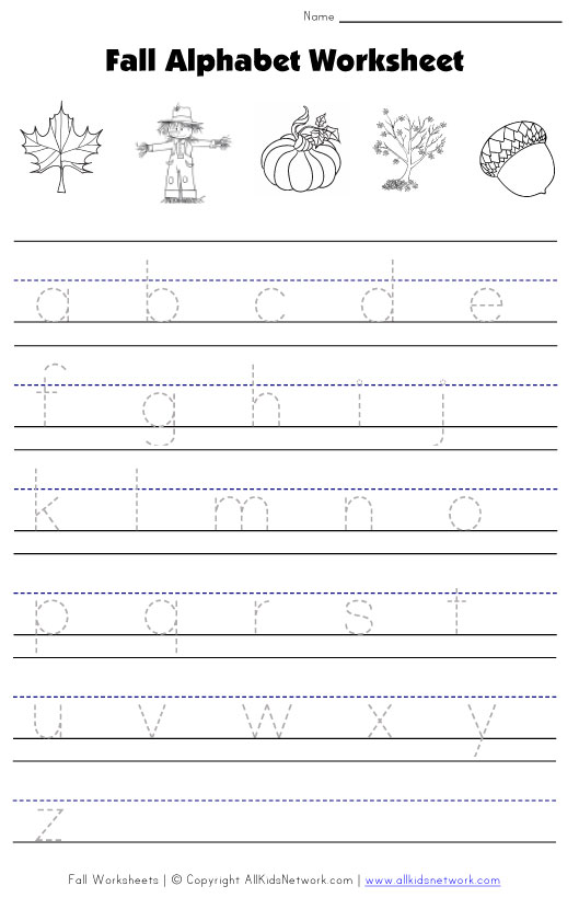 Worksheet 564729 Fall Worksheets For Kindergarten Number Names Worksheets Fall For Kindergarten Free