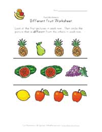 different worksheet