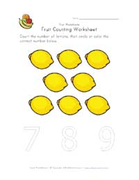 number eight worksheet