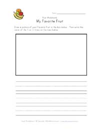 my fruit worksheet