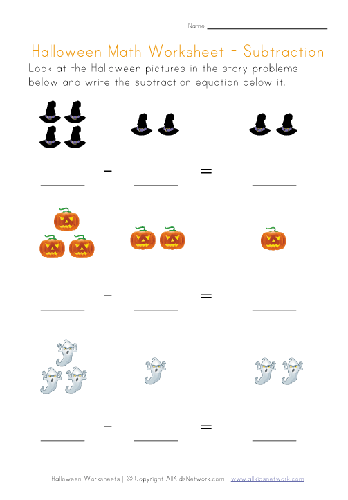 halloween-subtraction-worksheet