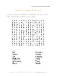 halloween word search