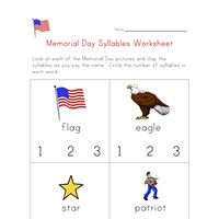 Memorial Day Worksheets for Kids | All Kids Network