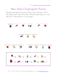 New Year Worksheets for Kids