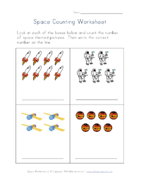 Space Worksheets