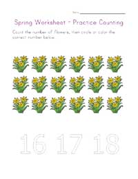 Spring Worksheets for Kids | All Kids Network