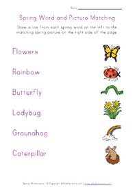 Spring Worksheets for Kids | All Kids Network