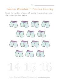 fourteen worksheet
