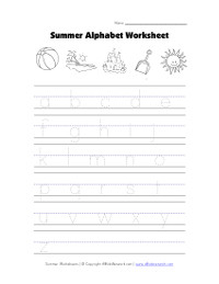 Summer Worksheets | All Kids Network