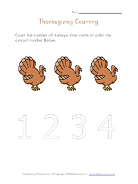 Thanksgiving Worksheets for Kids | All Kids Network