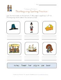 Thanksgiving Worksheets for Kids | All Kids Network