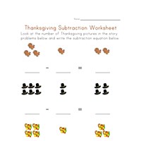 Thanksgiving Themed Handwriting Worksheet | All Kids Network