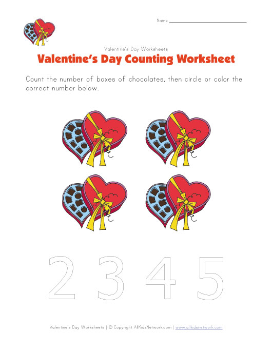 valentines day counting 4