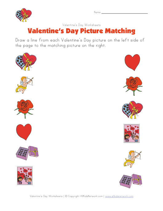 valentine-s-day-picture-matching-worksheet