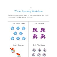Winter Worksheets for Kids | All Kids Network