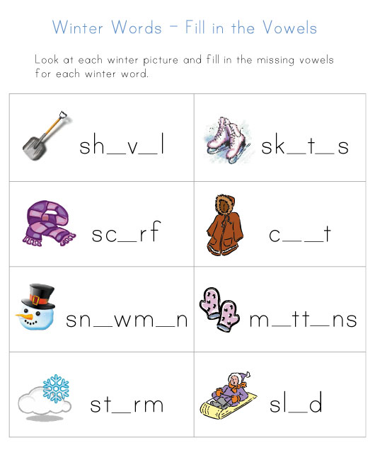 Word Worksheets