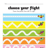 Farm Writing Worksheet - Tracing Lines | All Kids Network