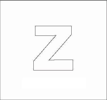 printable letter z outline print bubble letter z printable letters ...