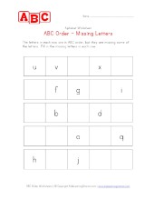Summer ABC Order Worksheet | All Kids Network