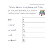 alphabetical order worksheets abc order all kids network