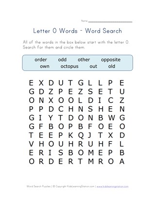 word search for every letter of the alphabet all kids network