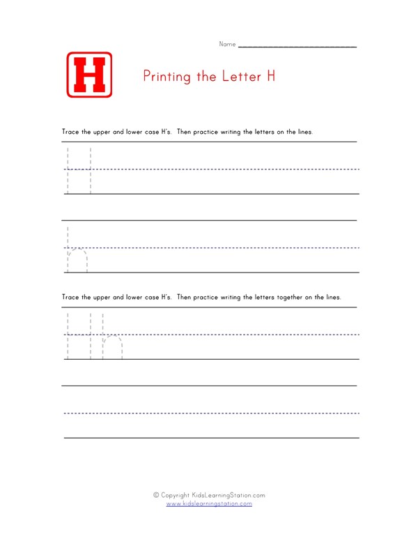 practice printing alphabet worksheet letter h all kids practicing writing alphabet worksheet