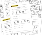 abc worksheets for nursery reading comprehension worksheets