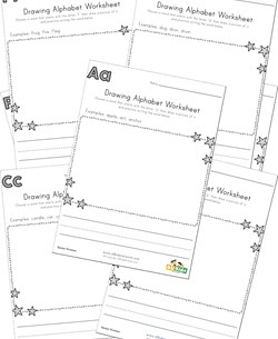 alphabet dot art worksheets