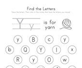 letter y worksheets all kids network