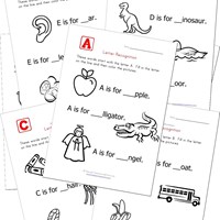 Printables Letter Recognition Worksheets alphabet worksheets for kids letter recognition all network