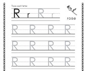 letter r worksheets all kids network