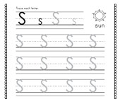 Letter Tracing Worksheets With 4 Lines All Kids Network