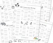 abc worksheets for nursery abc order worksheets