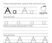 a letter worksheet Printing Letter A Worksheet