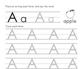 a letter worksheet Letter A Tracing Worksheet