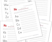 learn to write worksheets writing letters review worksheets