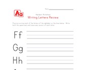 letter f worksheets all kids network