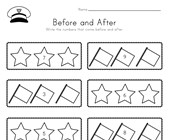 Memorial Day Before and After Worksheet