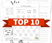 Letter V Vase Craft All Kids Network