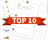 tracing lines worksheets all kids network