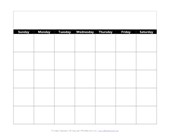 calendar worksheet year 4 Printable Blank Calendar
