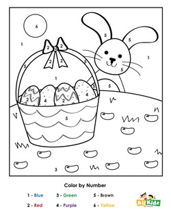 Easter Color by Number