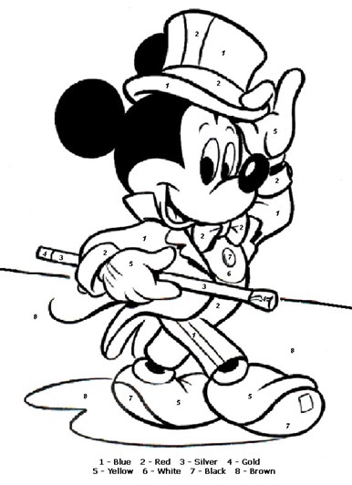 mickey mouse numbers