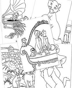 Aristocats Coloring Pages