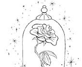 Beauty And The Beast Coloring Pages All Kids Network